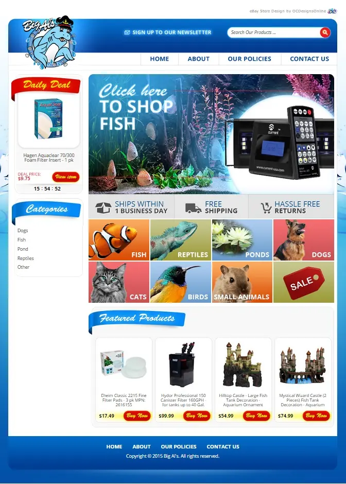 eBay store installation