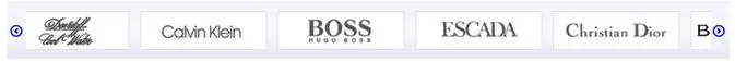 Custom eBay store design for online perfume retailers