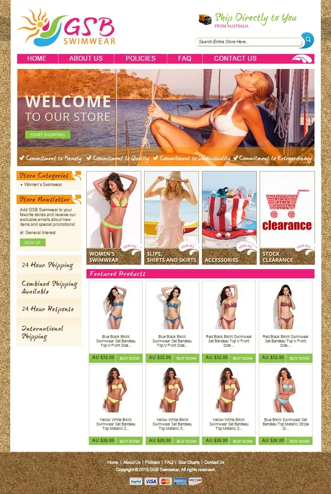 AU eBay storefront