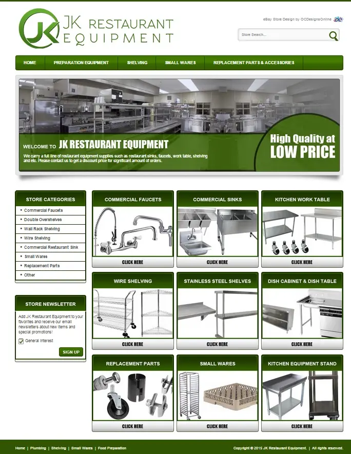 Graphics and Display eBay Store Design