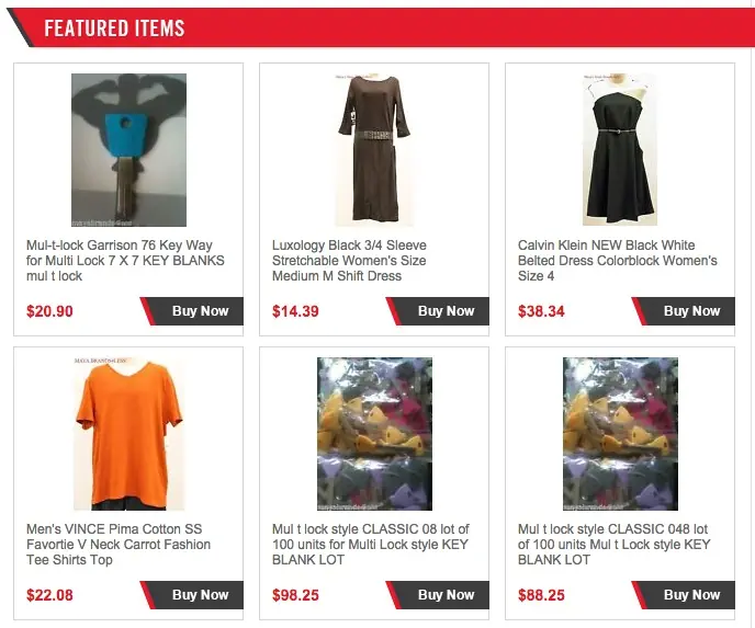 Custom eBay Store Footer