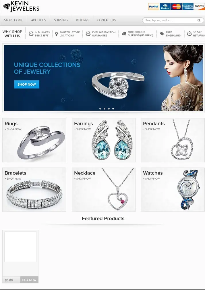 Custom eBay Storefront