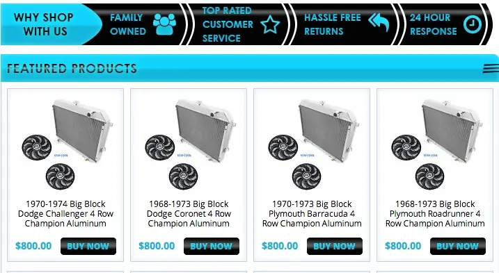 Custom eBay Store Footer