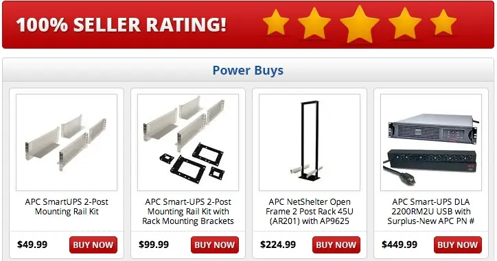 Custom eBay Store Footer