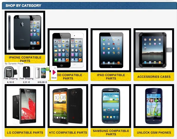 Custom eBay Store Footer