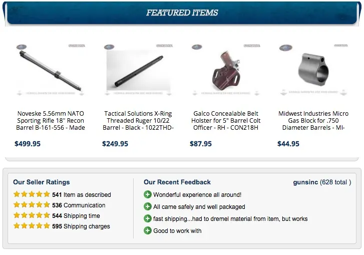 Custom eBay Store Footer