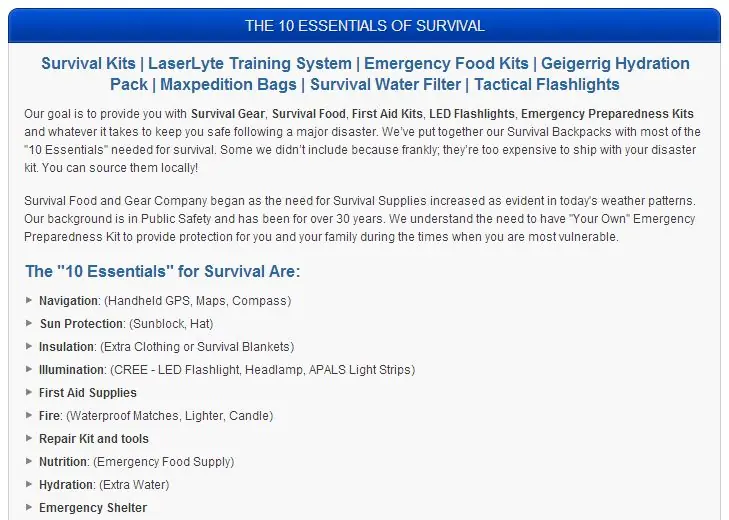 Custom eBay Store Footer