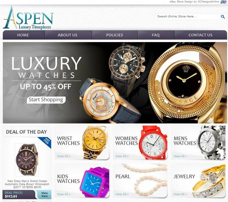 Graphics and Display eBay Store Design