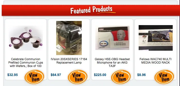 Custom eBay Store Footer