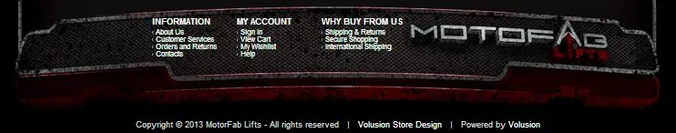 Inexpensive Volusion store designs