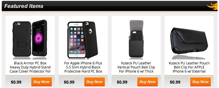 Custom eBay Store Footer