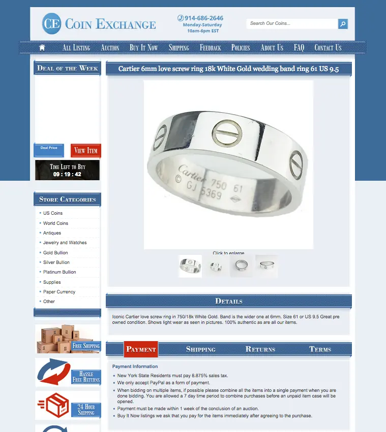 Custom eBay listing templates from OCDesignsonline