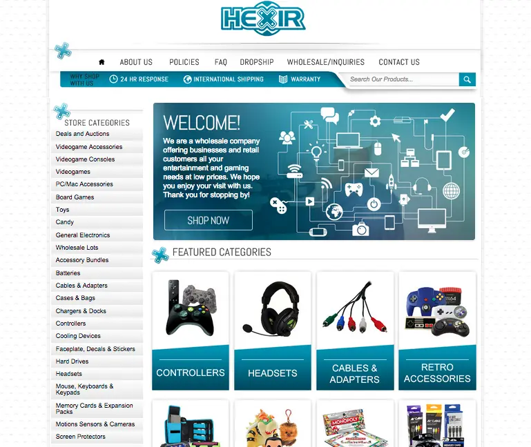 HX Game Wholesale gains new clients after the launch of their new eBay storefront design