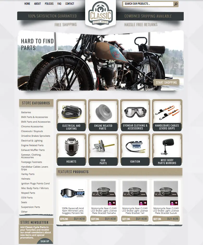 Is your store sharing what you want it to say? No? Get a new storefront design from OCDesignsonline