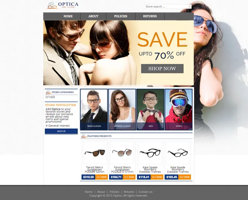 Optica On Line's new eBay store design will help them boost sales