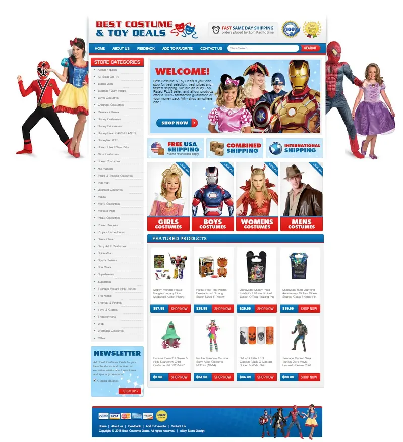 eBay store design
