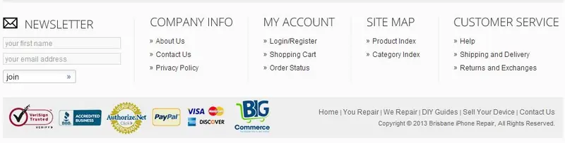 BigCommerce Store Design Elements