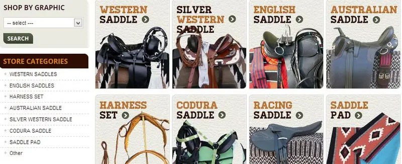 eBay custom category page