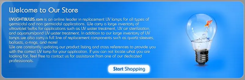 UV Bulb BigCommerce Store Design