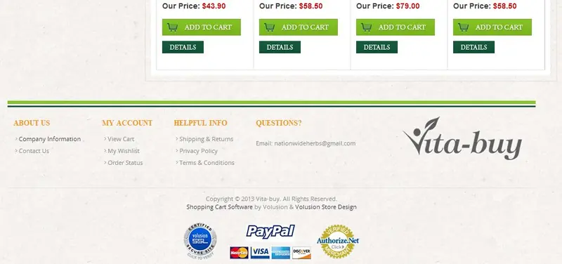 Inexpensive Volusion store designs