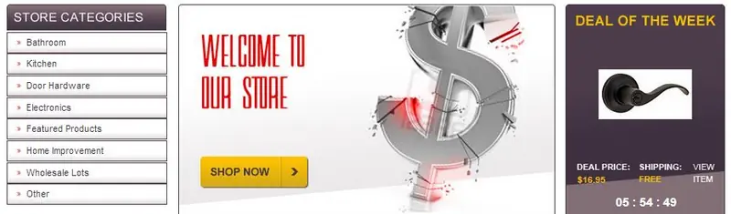 Inexpensive eBay store design for hobby retailers
