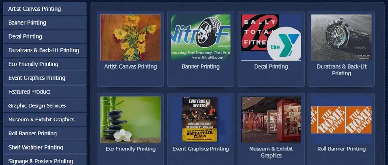 Showcase products with custom ProStore design