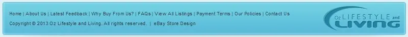 Custom eBay Store Footer