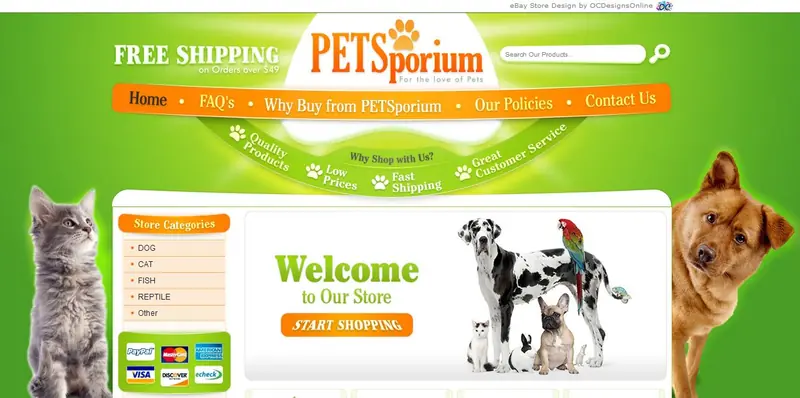 Graphics and Display eBay Store Design