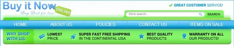 Graphics and Display eBay Store Design