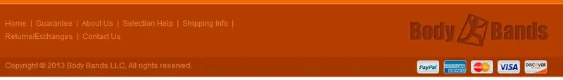 Custom eBay Store Footer