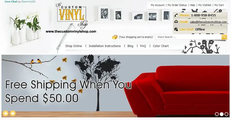 Graphics and Display Volusion Store Design