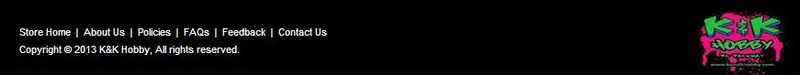 Custom eBay Store Footer