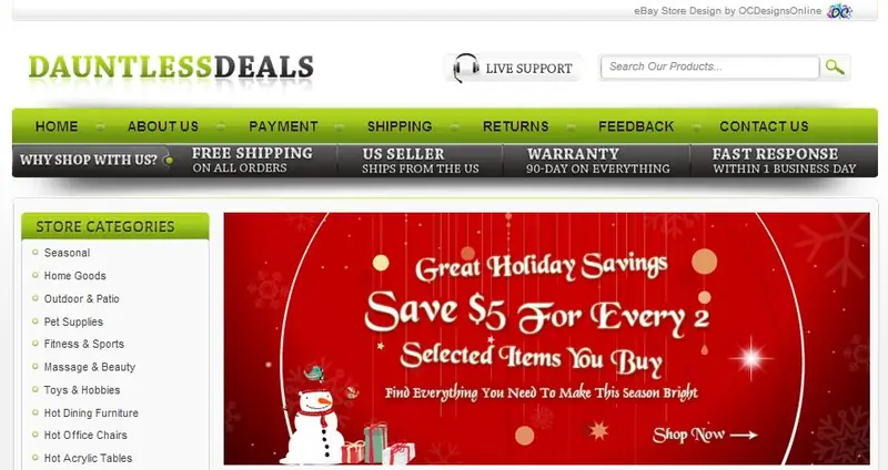 Graphics and Display eBay Store Design