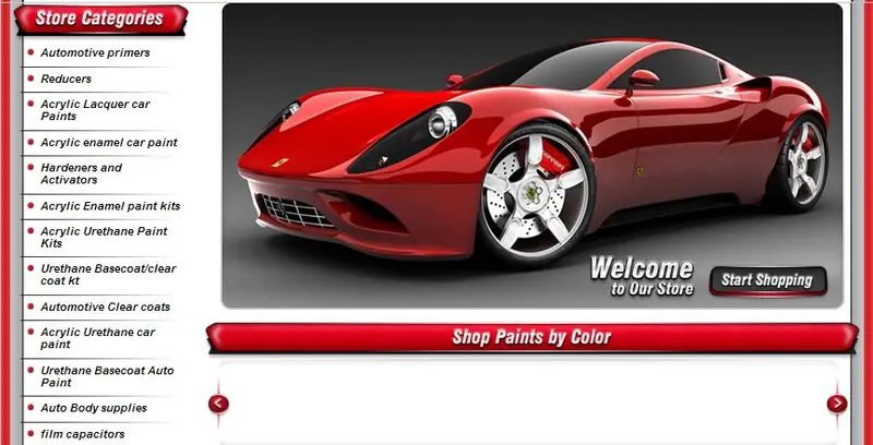 eBay custom category page