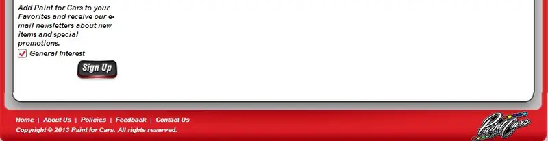 Custom eBay Store Footer