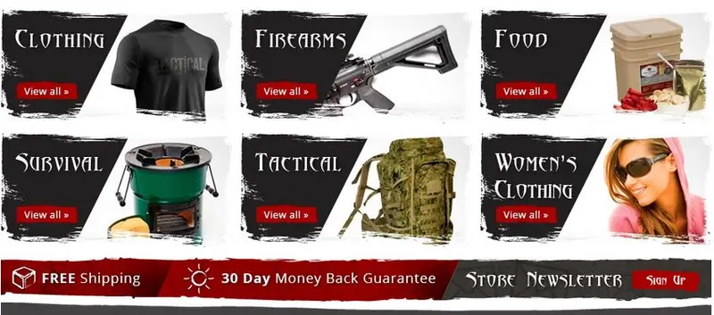 eBay custom category page