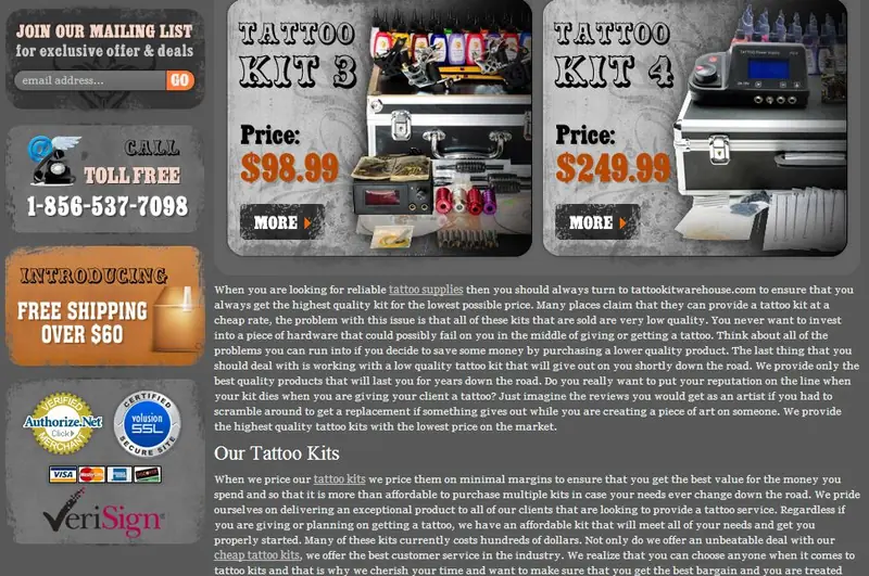 Custom Volusion Store Design