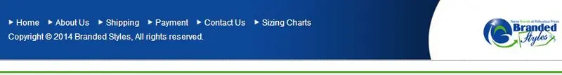 Custom eBay Store Footer
