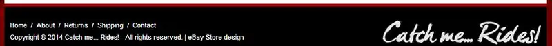 Custom eBay Store Footer