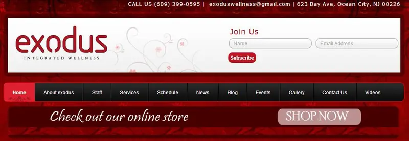 Custom one-page web design