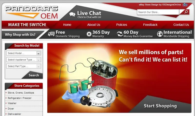 Graphics and Display eBay Store Design