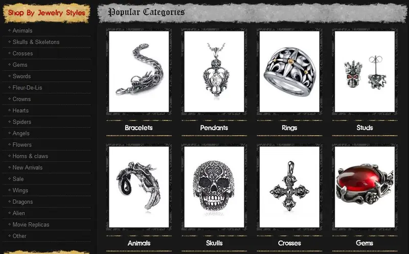 eBay custom category page