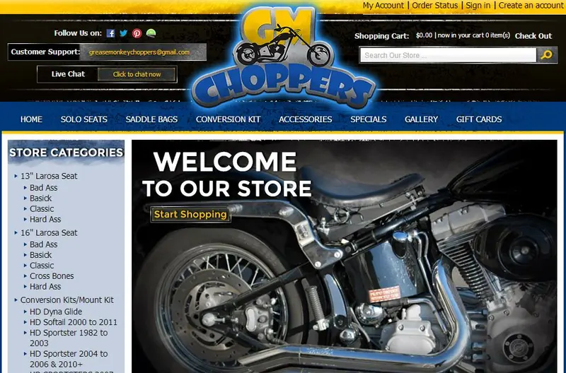 Graphics and Display Big Commerce Store Design