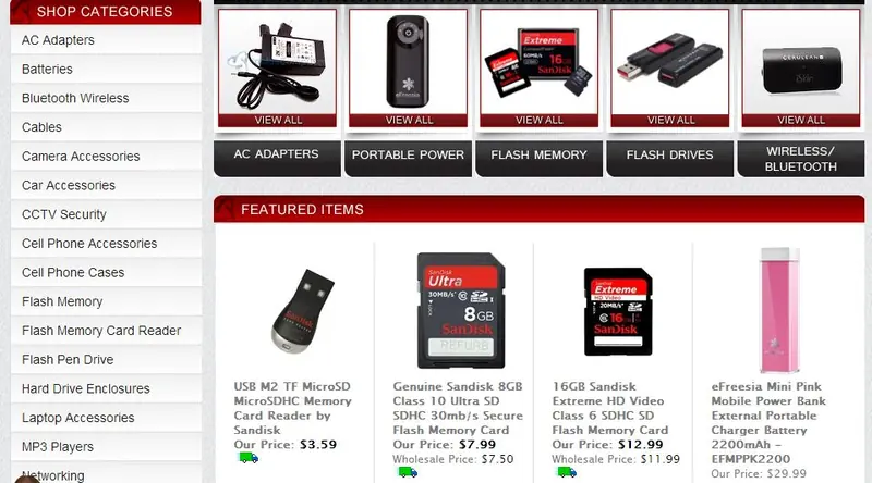 Volusion custom category page