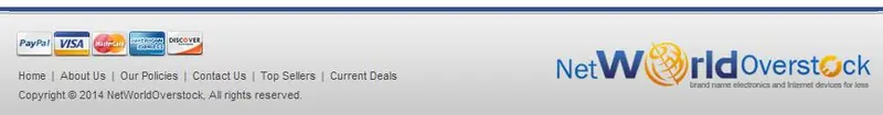 Custom eBay Store Footer