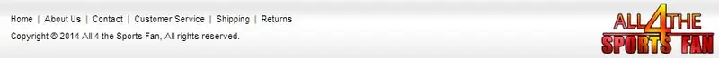 Custom eBay Store Footer