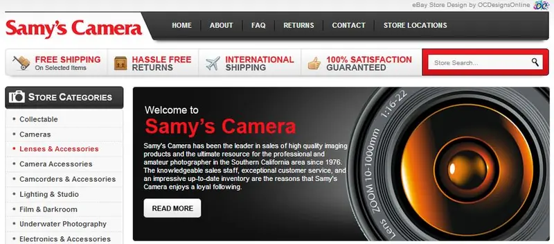 Graphics and Display eBay Store Design