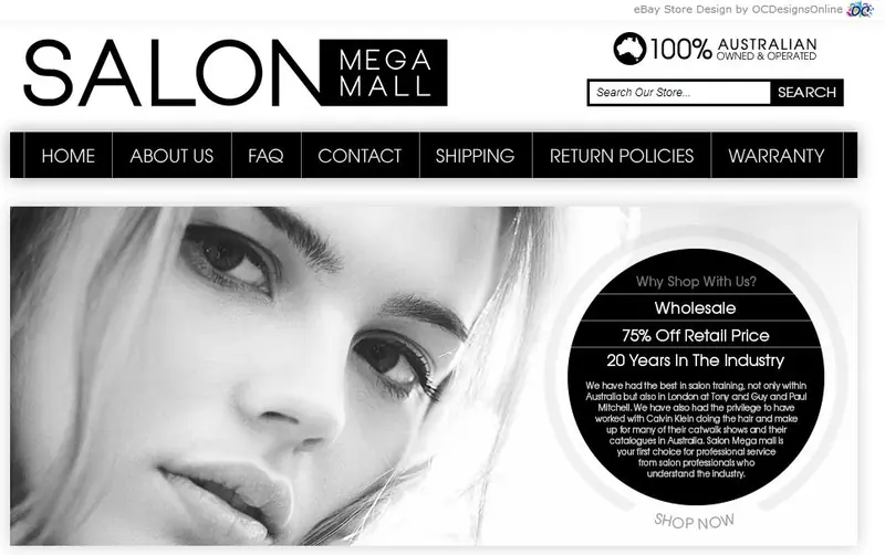 Graphics and Display eBay Store Design