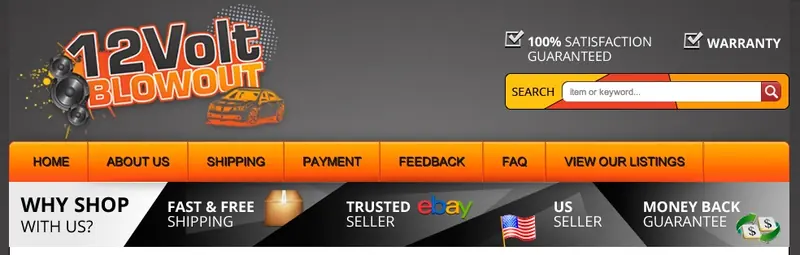 Graphics and Display eBay Store Design