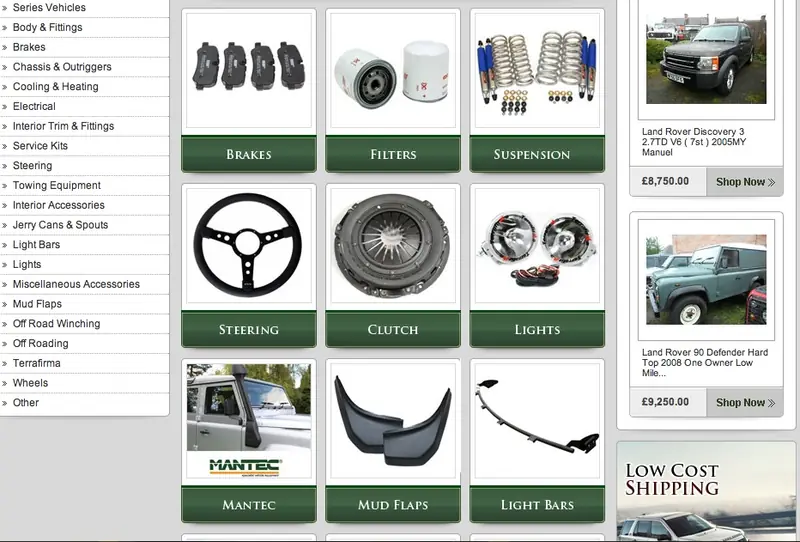 Custom eBay Store Footer